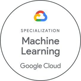 Certification of Google Cloud Partner with the Specialization in Machine Learning